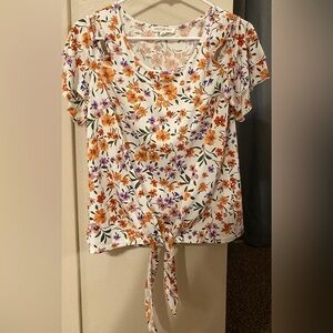 B1G1 Free Off The Shoulder Floral Blouse